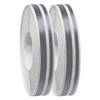 Spurtar Vinyl Car Pinstriping Tape, 2 Rolls x 33Ft, Gray