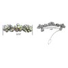 JCGY Set of 8 Hair Barrettes Small French Clip Barrettes Sparkly Crystals, 2 ea ameRedAquaCry1338-ame224