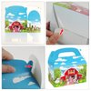 CIEOVO 24 Pack Farm Animals Party Goodie Gift Boxes, Farm Animals Paper Gift Boxes Bags for Barnyard Farm Animal Theme Boys Girls Birthday Baby Shower School Activities Party Supplies Decoration