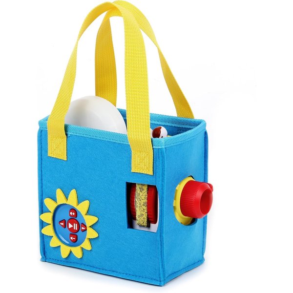 CBDYWVR Case for Little Tikes for Story Dream Machine Books, Folding Portable Carrying Case for Little Tikes for Storytime Audio Play Real for Littles Character Collection (Blue)