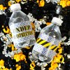 Under Construction Party Water Bottle Labels, Construction Birthday Decorations - 24 Stickers