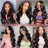 Bestdilin Wear and Go Glueless Wigs Human Hair Pre Plucked Pre Cut HD Lace No Glue Body Wave Lace Front Wigs for Black Women Human Hair with Natural Hairline 200% Density 20 Inch