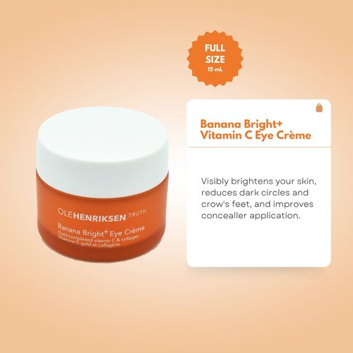 Ole Henriksen Olehenriksen Banana Bright+ Vitamin C Eye Crème 0.5 oz, 0.50 Ounce (Pack of 1)