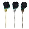 Topbuti 3 Pack Ceiling Fan Switch 3 Speed 4 Wire Zing Ear ZE-268S6 Fan Pull Chain Switch Replacement Speed Control Switch for Ceiling Fan Light, Wall Lamps, Cabinet Light (Multicolored)