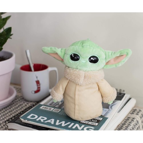 STAR WARS: The Mandalorian The Child 8-Inch Small Plush Toy with Pocket Zipper | Baby Yoda Plush Clip-On Doll | Super Soft Stuffed Animals Plushie