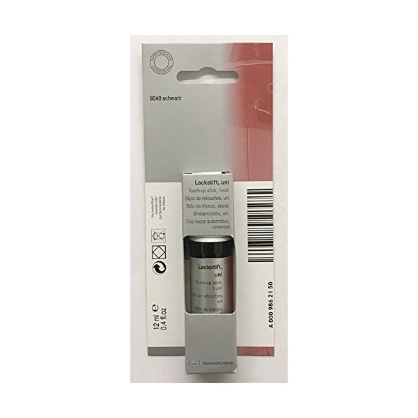 Mercedes-Benz Genuine Touch Up Paint Pen Color Code (040 - Black)