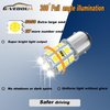 GIVEDOUA 1157 Led Bulb BAY15D 7528 2057 2357 Led Bulb for Brake Lights, Backup Reverse Lights,Tail Lights, Super Bright 5050 27-SMD 12V White (4pcs)