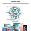 TACOMEGE Printed Dot Green Leaf Art Phone Ring Grip Holder, Finger Ring Stand for Tablet Cell Phone and Case