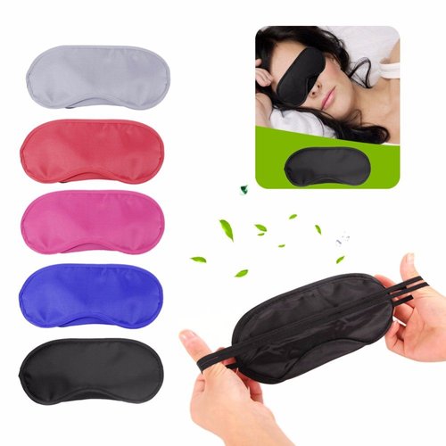 Coobbar 10PCS Travel Rest Eye Sleeping Mask Satin Blindfold Soft Eye Shade Nap Cover Soft Eye Mask Shade Cover (Purple)