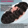 Deep Wave Crochet Hair For Black Women Curly Braiding Hair 16 Inch 2 Packs Ocean Wave Braiding Hair Extensions Soft Crul Crochet Hair For Boho Braids(16inch, 2pack, black)…