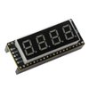 XICOOLEE PICO-8SEG-4B-LED, Red Digital Tube Display Module,74HC595 Driver Chip,5 Pin 4-Digit 8-Segment Display,Compatible with SPI Interface, for Raspberry Pi Pico Expansion Board