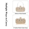 DA BODAN Womens Sparkly Rhinestone Crystal Clutch Bag Glitter Sequin Bridal Purse Evening Handbag for Wedding Party Prom