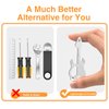 12 in 1 Keychain Multi-tool, Gifts for Men Boyfriend Dad, Father's Day Birthday Gifts, Mini EDC gadgets Tool Gear Bottle Opener for Camping Survival