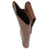 Barsony Brown Leather Cross-Draw Gun Holster for Ruger Super Blackhawk Right