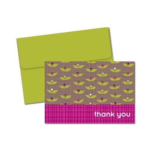 Image Shop 2012154 Organic Citrus Garden Thank You Note Cards