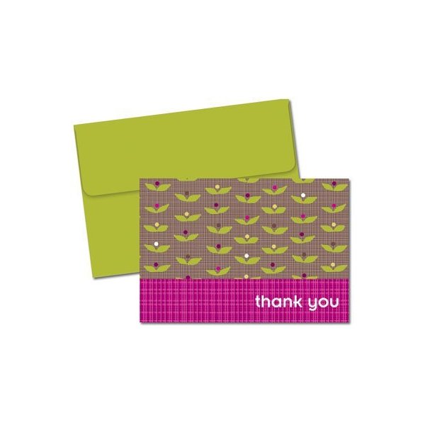 Image Shop 2012154 Organic Citrus Garden Thank You Note Cards
