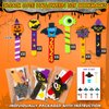 ZIRSENG 36 Piece Halloween Crafts for Kids Ages 4 8 12, Halloween DIY Bookmark Craft Bulk for Party Favors, Halloween Classroom Crafts Rewards Prizes for Students, Trick or Treat Goodie