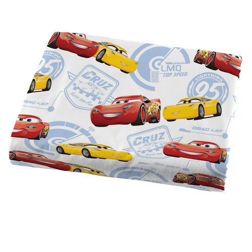 Jay Franco High Tech Twin 3 Piece Sheet Set, Cars Red