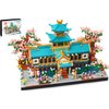 OundarM Mini Chinese Classical Garden Building Blocks Set, Sakura Botanical Collection Building Set for Adults, 14+ Teens, Home Decor Accessories (2350 Pcs)