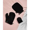 Tanning Mitt Kit – Self Tanner Mitten for Body and Face w/Exfoliation Mitt – Sunless Tanning Mitt Applicator - Double Sided, Washable, Ultra Soft Tanning Gloves for Tan with No Streaks