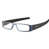 Montana Designer Metal Folding Reading Glasses in Navy w/Case +3.5
