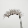 Brown Lashes Fluffy False Eyelashes LIght Brown Lash MUQIU37 Cat Eye Faux 3D Mink Lashes Wispy Long Fake Eyelashes Volume Cross Strips Eyelash Extension 10 Pairs (MQ606)