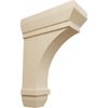Ekena Millwork BKT02X05X07STRW Stockport Wood Brackets, 2 1/4"W x 5"D x 7"H , Rubberwood