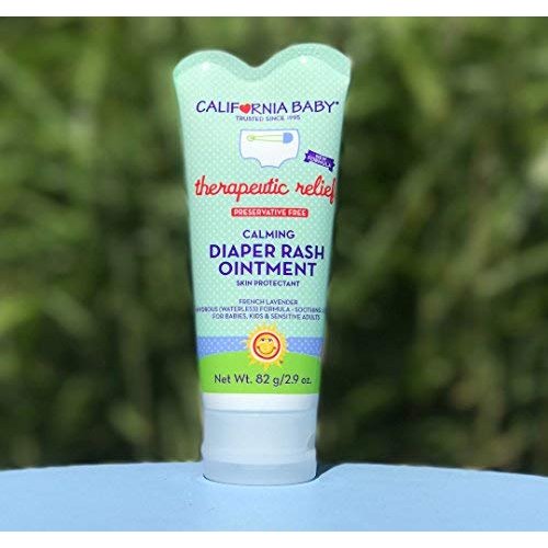 California Baby Calming Diaper Rash Cream | Zinc Oxide Ointment | 100% Bio-Based | Calming Lavender Scent | Hypoallergenic | Soothing Diaper Rash Cream For Baby | 82 g / 2.9 oz.