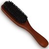 Boar Bristle Beard Brush for Men - LIBERHAUS Beard Straightener Brush Wood Beard Grooming Boar Bristle Hair Brush for Men's Grooming Brush - Mustache Brush for Men Long Handle Natural Bristle Brush