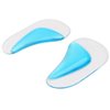 Arch Support Insoles Pu Gel Foot Massage Flat Feet Insoles 1 Pair (2 Cushion Pads) Blue