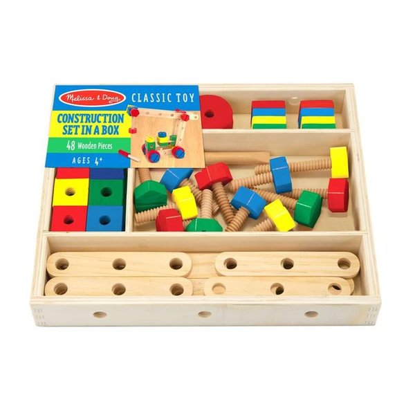 Melissa & Doug Construction Set in A Box, 1 EA