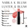 Nabila K Beauty Stix - Luster & Blush (Highlighter, Blush, Eyeshadow, Lip Liner - 0.28 oz) Luster & Blush