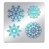 Beautiful Snowflakes Reusable Metal Journal Planning Stencils Stainless Steel Stencils for Painting Notebook Diary Painting On Wood Floor Wall Furnitur Engraving Bookmark Crafts DIY Art