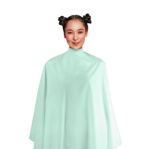 Cricket Dr. Everything Will Be Alright Haircutting Cape for Professional Salon Barbershop Cape for Clients, Adjustable Neck Closure, Mint