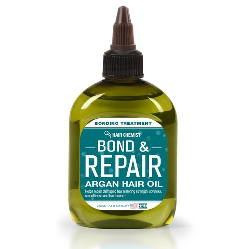 Hair Chemist Bond & Repair Argan Hair Oil 7.1 Ounces - Bonding Hair Treatment/Hair Repair Oil for Damaged Hair