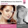 SAVILAND Nail Face Mask for Nail Drill: Salon Clear Visibility & Comfortable Wear Full Face Mask Splash Resistant Quicker DIY Nail Art Tools for Nail Artists Enthusiasts Technicians Salon Studio