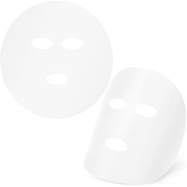 PAGOW 400 Sheets Facial Mask Preservative Disposable, Plastic Thin Face Mask Skin Care, DIY Clear Face Mask Paper Beauty Sheets for Face Skincare Spa Wrap Moisture Retention…