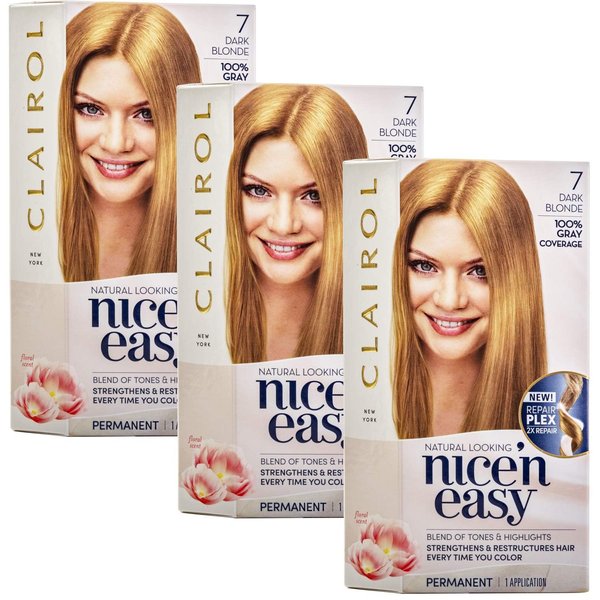 Clairol Nice N Easy #7 Dark Blonde Hair Color