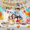 Cecnamt Construction Birthday Decorations, 170 Pcs Construction Birthday Party Supplies Including Banner, Plates, Cups, Napkins, Cutlery and Tablecloths, Serves 24