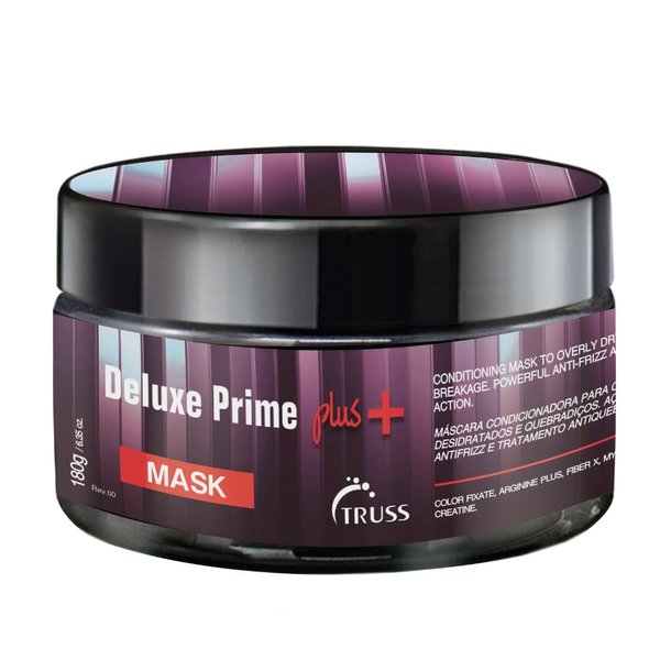 TRUSS Deluxe Prime + Hair Mask - Anti Frizz, Hydrating Hair Mask for Brittle and Discolored Hair - Powerful Hair Shine & Anti-Breakage Treatment (6.35 oz)