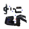 Neepiar Phone Holder Mount Compatible with 2011-2018 Jeep Wrangler JK JKU Dash Multi-Mount Phone Kit with Storage Box Interior Accessories