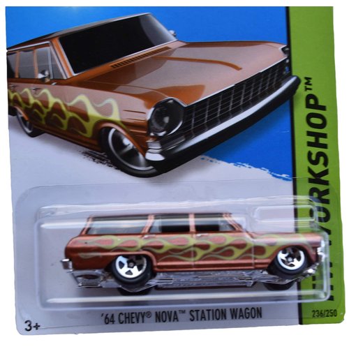 Hot Wheels '64 Chevy Nova Station Wagon 236/250, Brown
