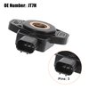 X AUTOHAUX JT7H Vehicle Throttle Position Sensor Replacement Black for Honda Old Fit 2003-2008 for Honda Accord Element CR-V