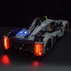 LightGo LED Lighting Kit Designed for Peugeot 9X8 24H Le Mans Hybrid Hypercar Compatible with Lego 42156 Building Set - Not Include Model (Classic Version)