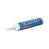 GE SilPruf SCS2002 Silicone Sealant - 10 Oz Cartridge, White (Single Tube)