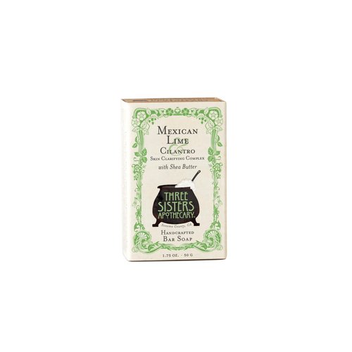 Three Sisters Apothecary 1.75 oz. Handcrafted Bar Soap (Mexican Lime & Cilantro)