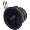 DD 90mm EDF 12 Blades Ducted Fan with 1450KV RC Brushless Motor Balance Tested for EDF 6S RC Jet Airplane