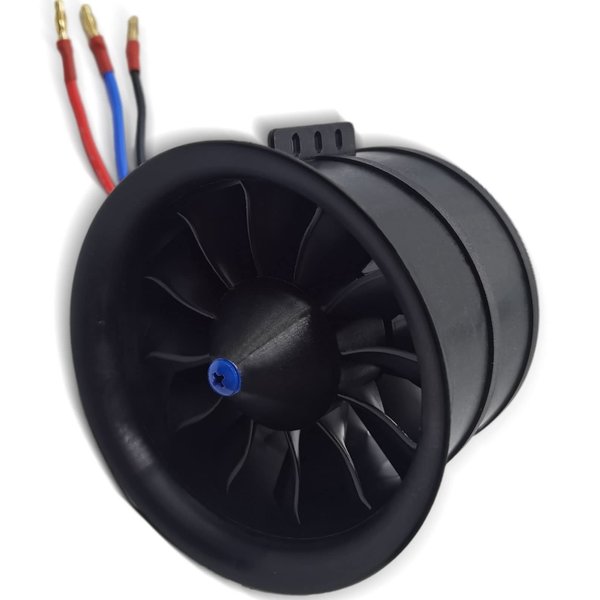 DD 90mm EDF 12 Blades Ducted Fan with 1450KV RC Brushless Motor Balance Tested for EDF 6S RC Jet Airplane