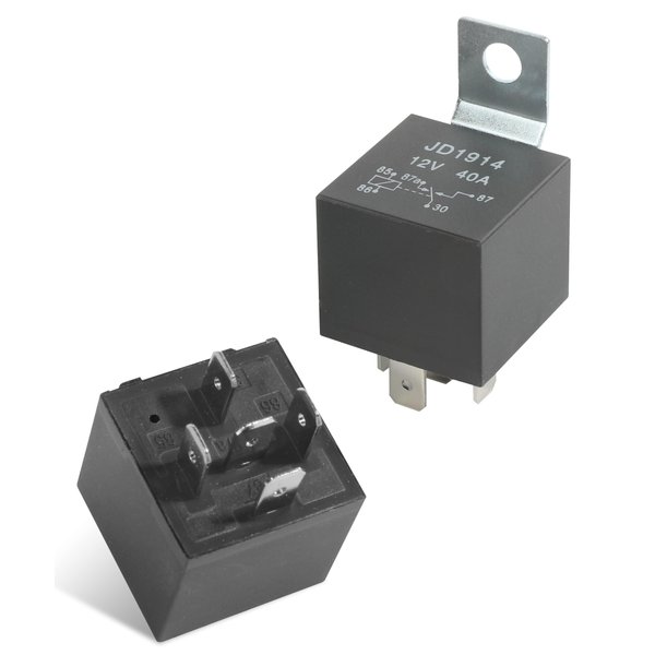 RACOONA 2PCS Car Relay,40A Automotive Relays,12V Relay Switch for Car Boat Outboard Motor,Car Accessories Waterproof 5 Pin Relay Auto Relay Switch,Replace 582195,582472,582473,584416,586147,586224