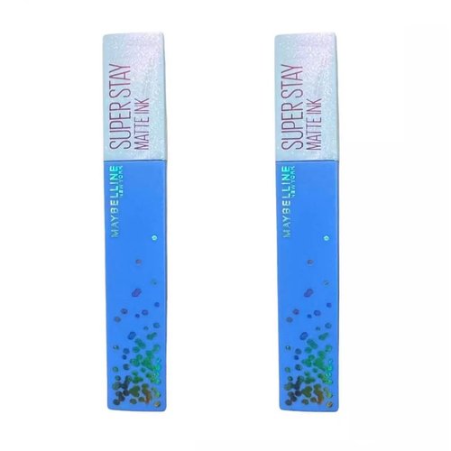 MAYBELLINE Pack of 2 New York SuperStay Matte Ink Liquid Lipstick, Birthday Babe 415
